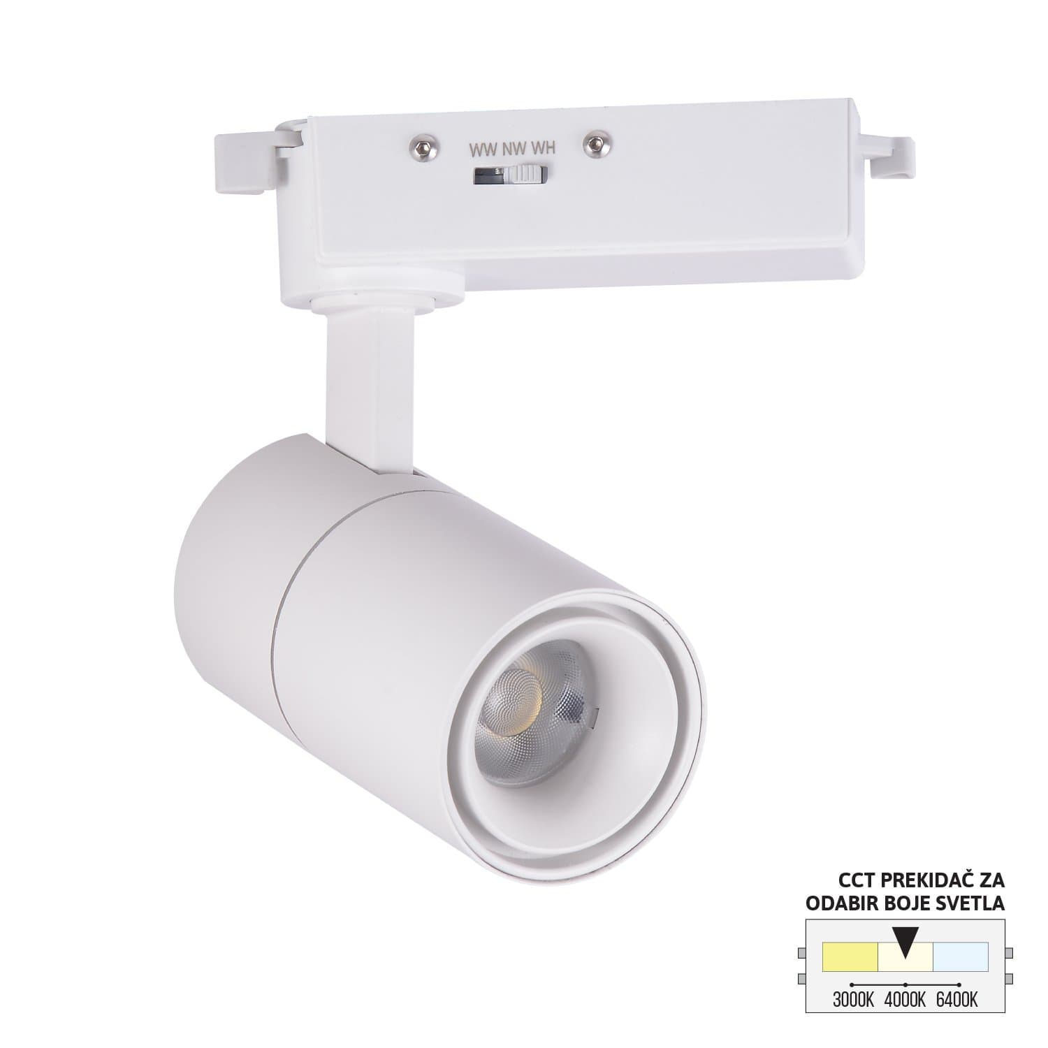 LED šinski reflektor TL08-12CCT WH - LED rasveta