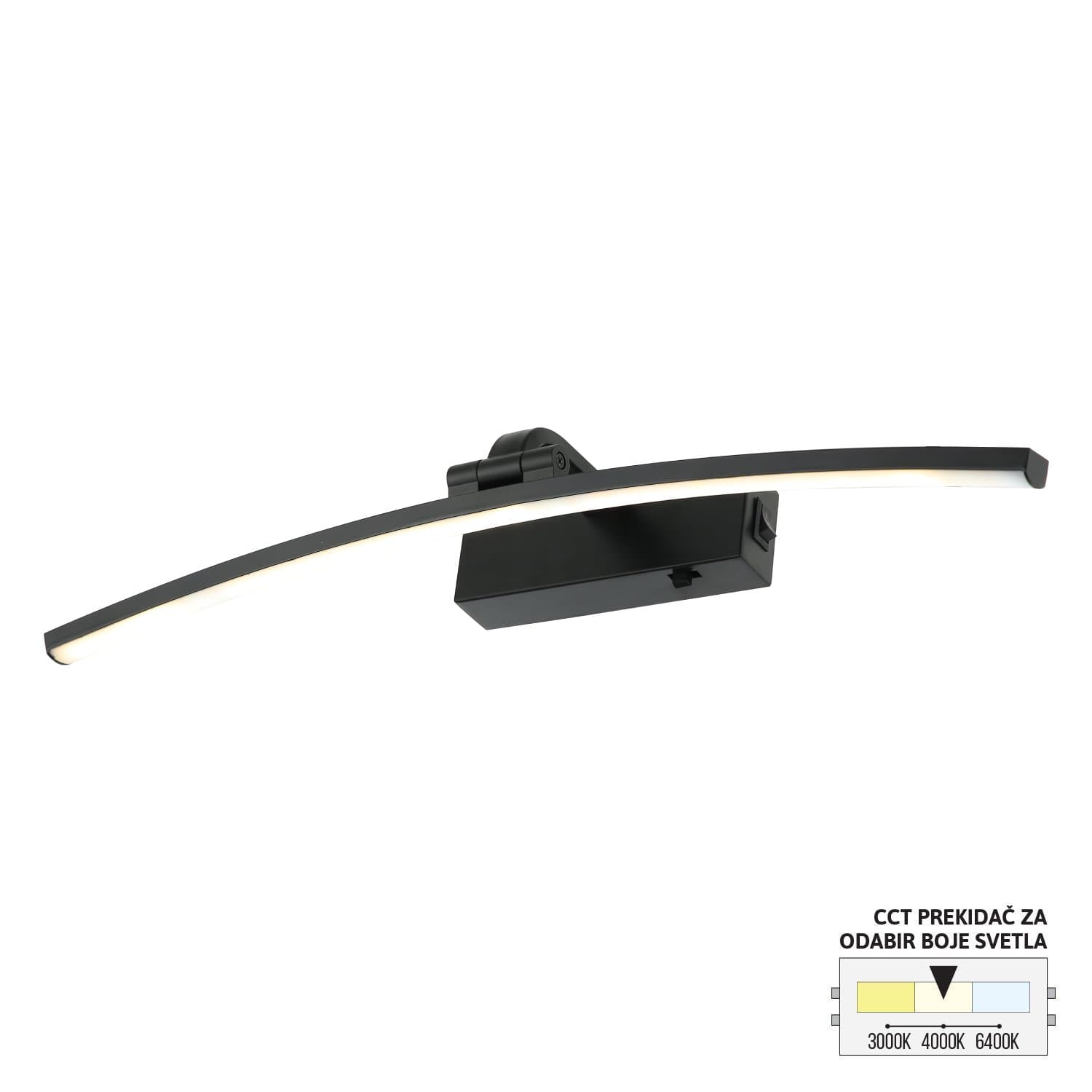 LED zidna lampa LZ008-12 BK - LED zidne lampe