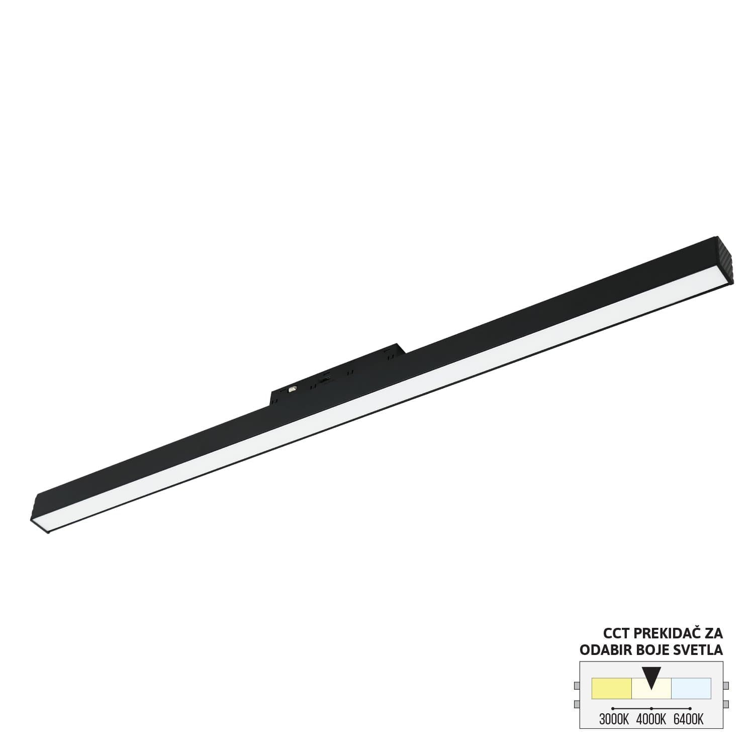 LED magnetna svetiljka CCT FM1001-24 BK - Svetiljke