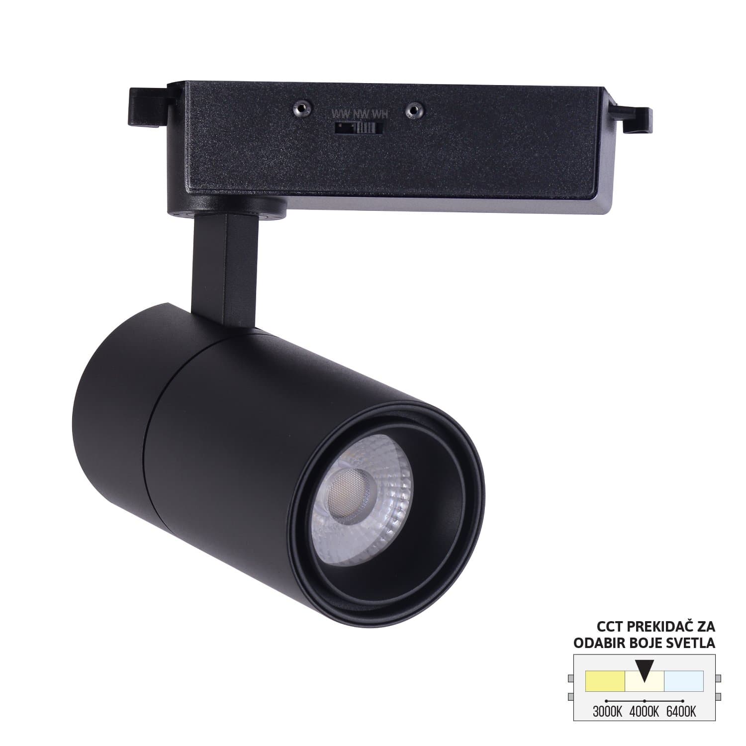 LED šinski reflektor TL08-20CCT BK - LED rasveta