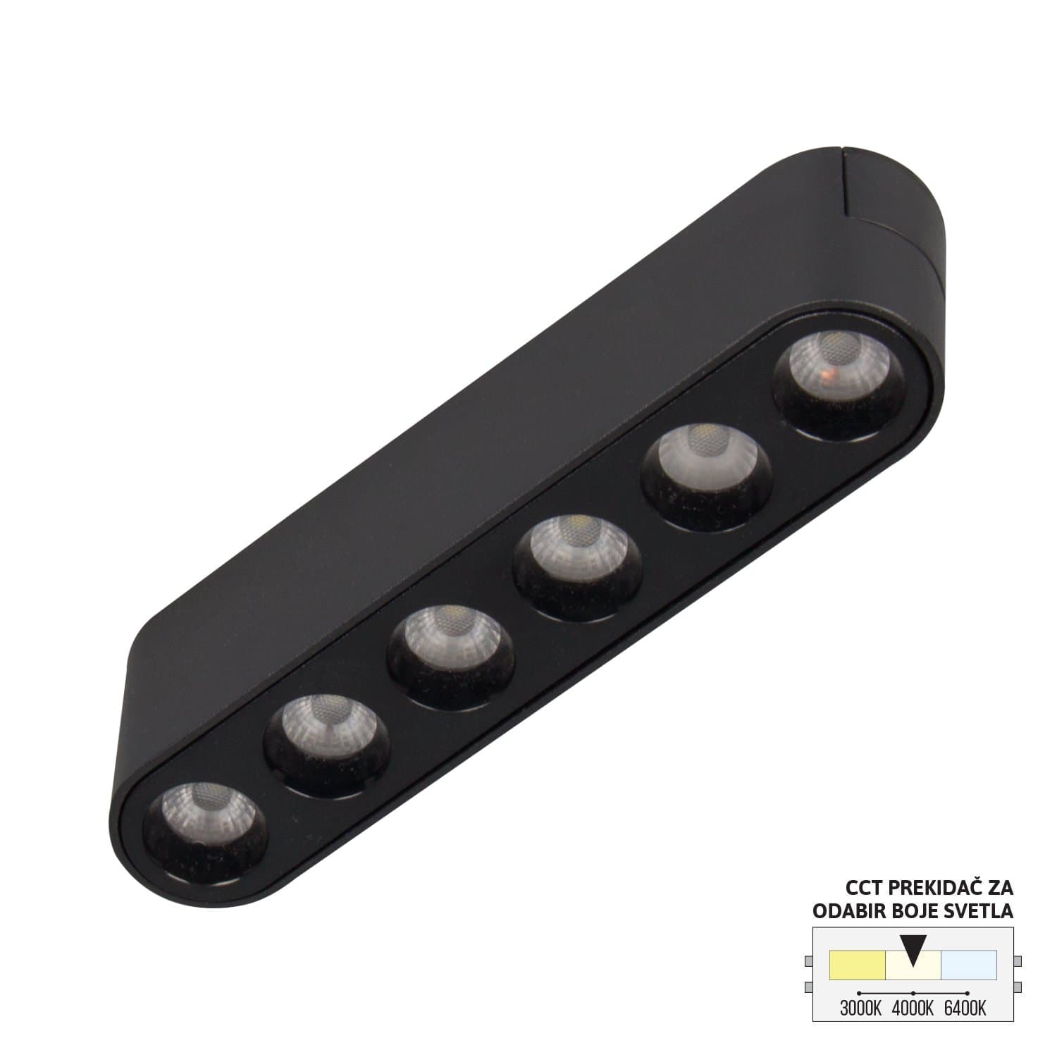 LED magnetna svetiljka CCT ULTRA SLIM FMS2001-6 BK - Novo u ponudi