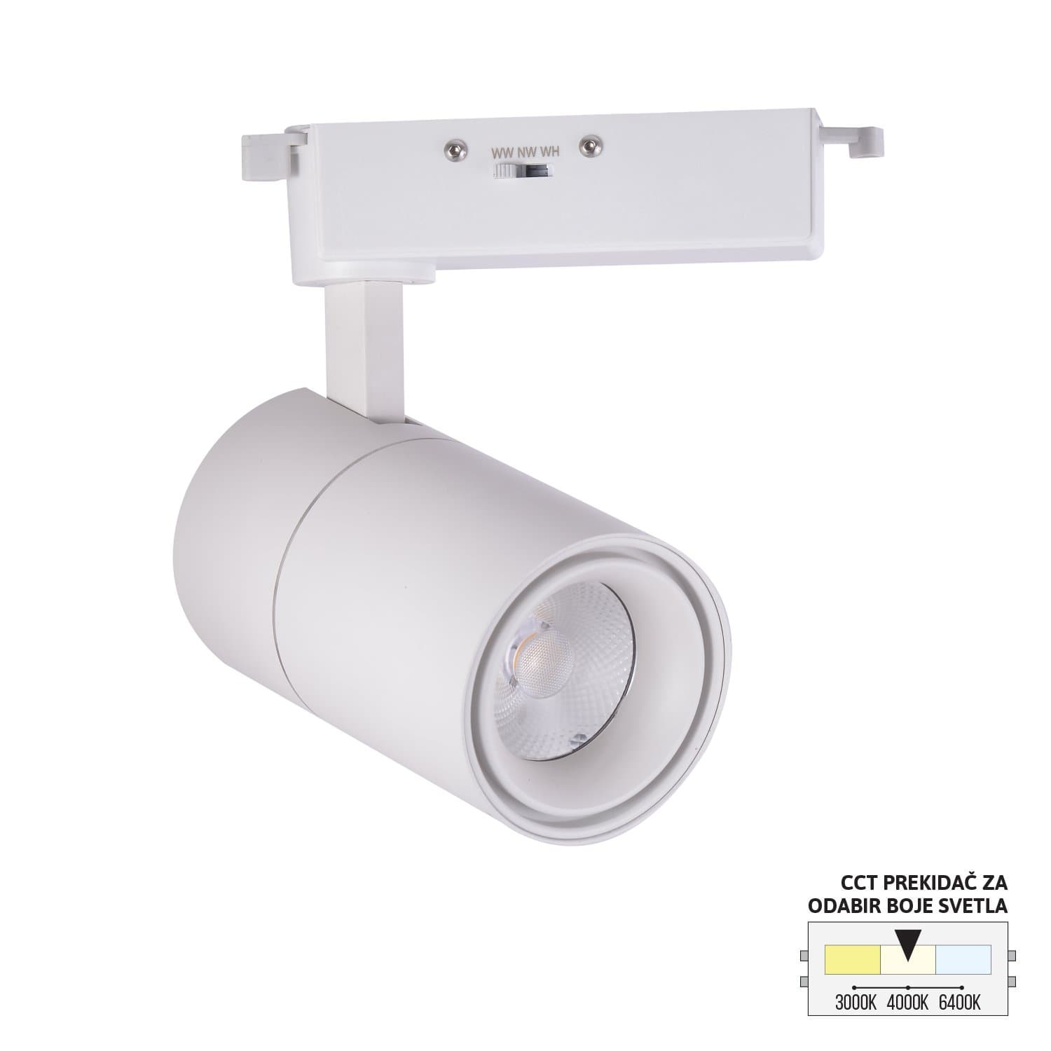 LED šinski reflektor TL08-30CCT WH - LED rasveta