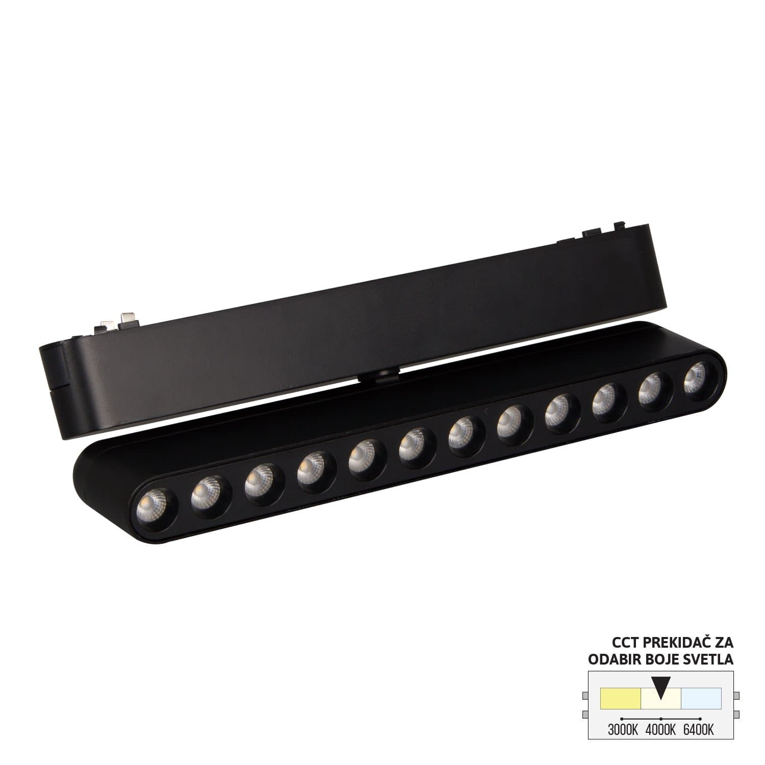 LED magnetna svetiljka CCT ULTRA SLIM FMS2101-12 BK - Novo u ponudi