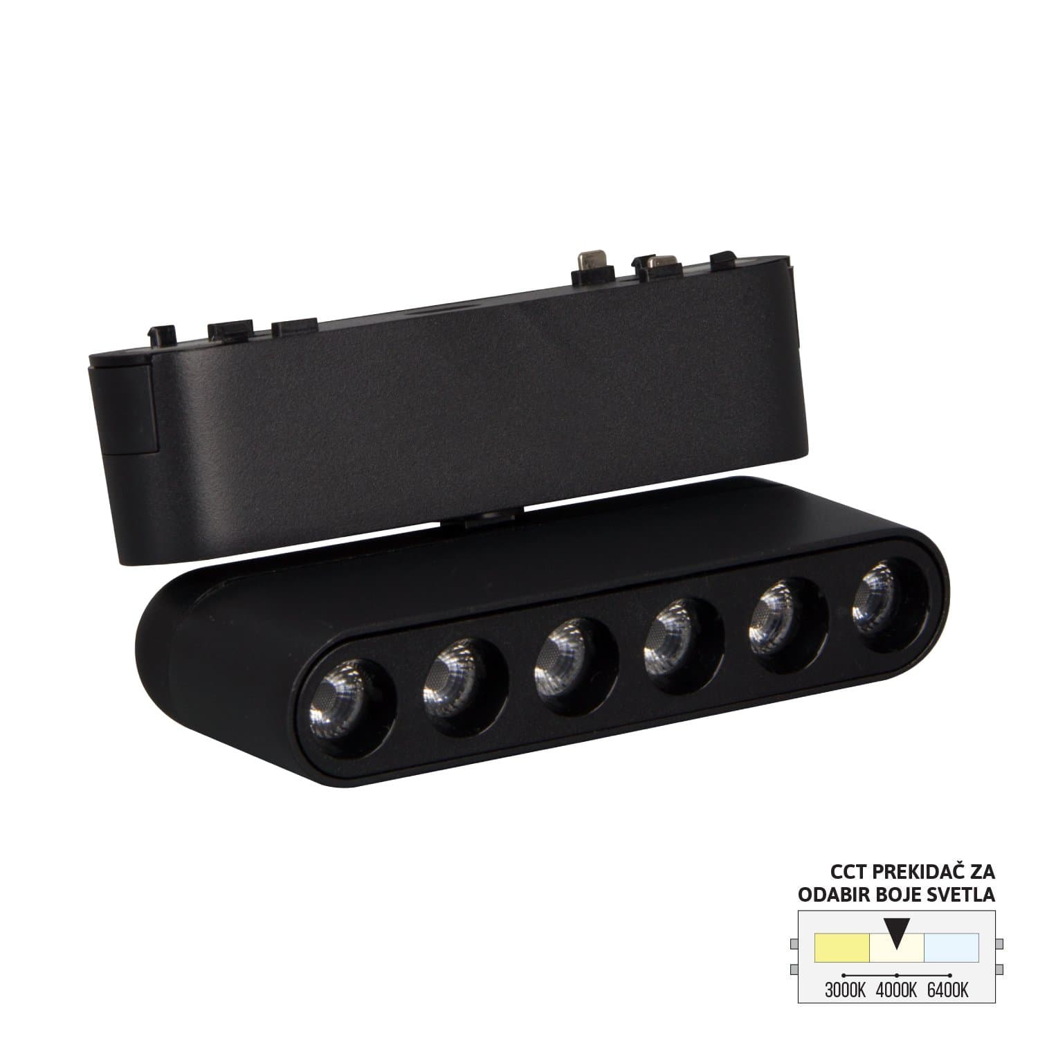 LED magnetna svetiljka CCT ULTRA SLIM FMS2101-6 BK - Novo u ponudi