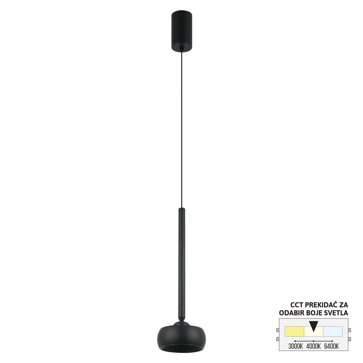 LED viseća lampa F2613-12V BK - LED visilice