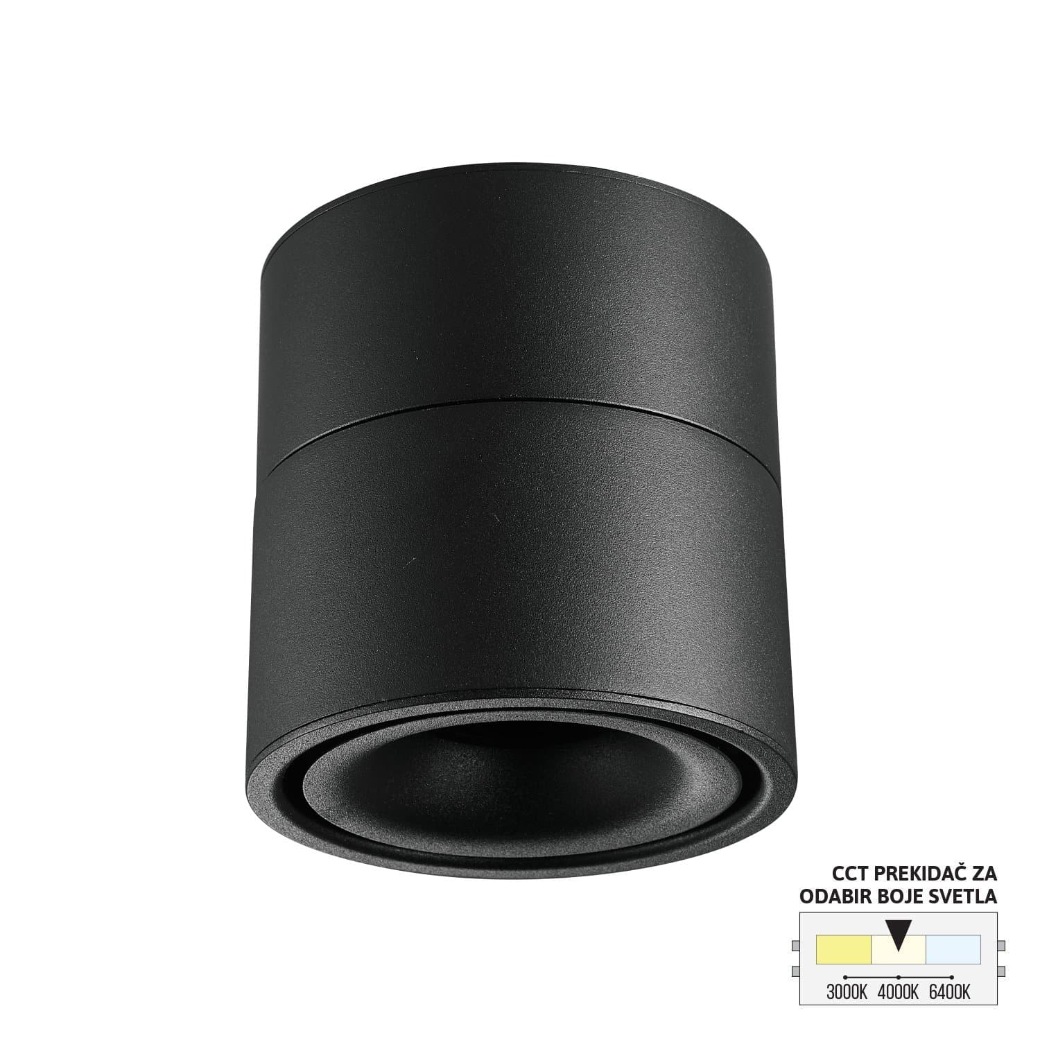 LED nadgradna lampa LN-07-9 CCT BK - LED plafonjere i plafonske lampe