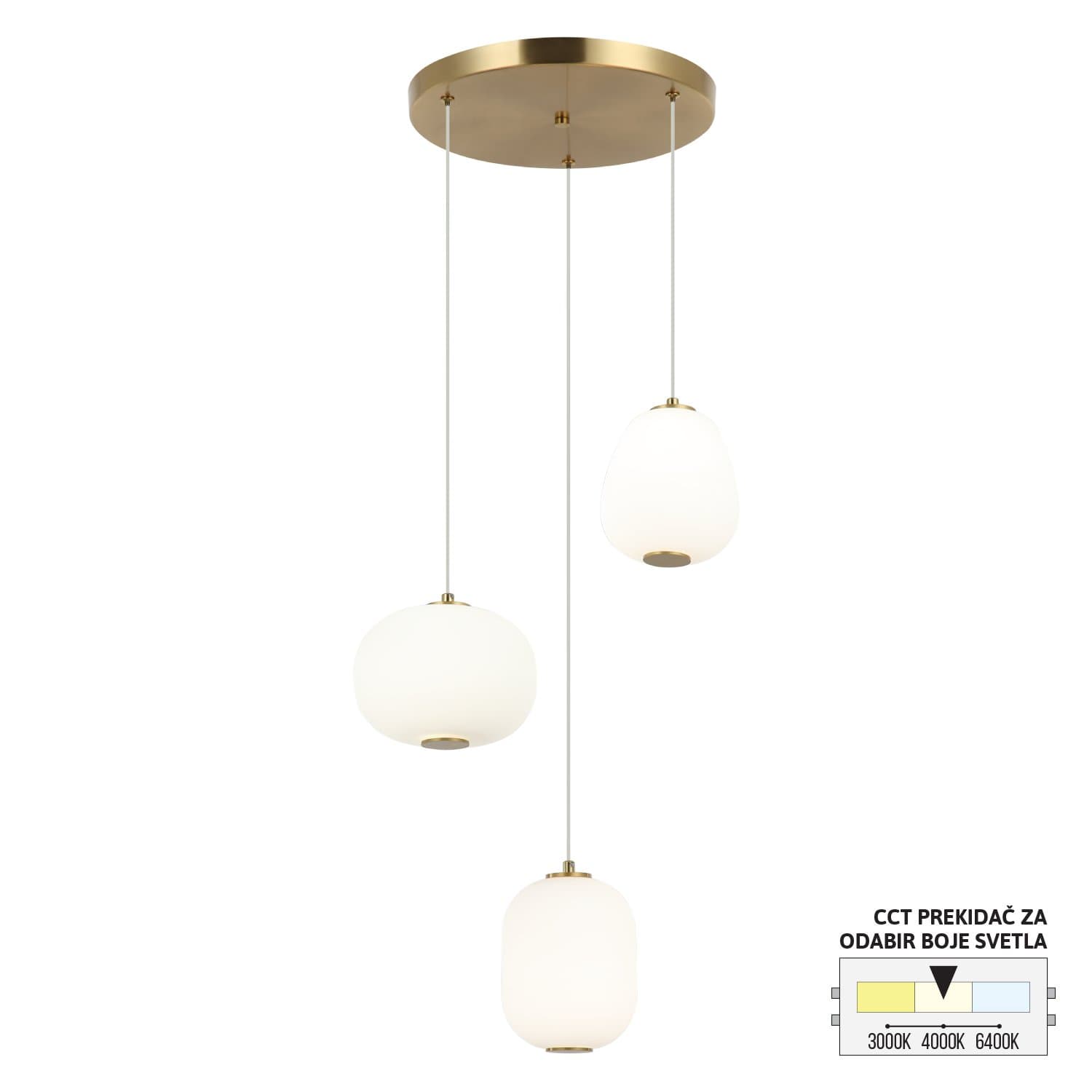 LED luster F2405-20L SG - LED visilice
