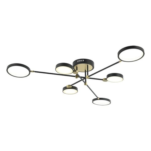 LED plafonska lampa F2036-45C BK+SG - LED plafonjere i plafonske lampe